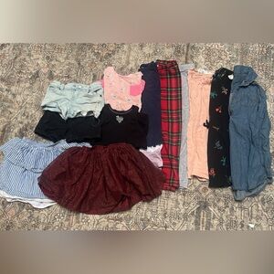 Burgundy Glitter Skirt